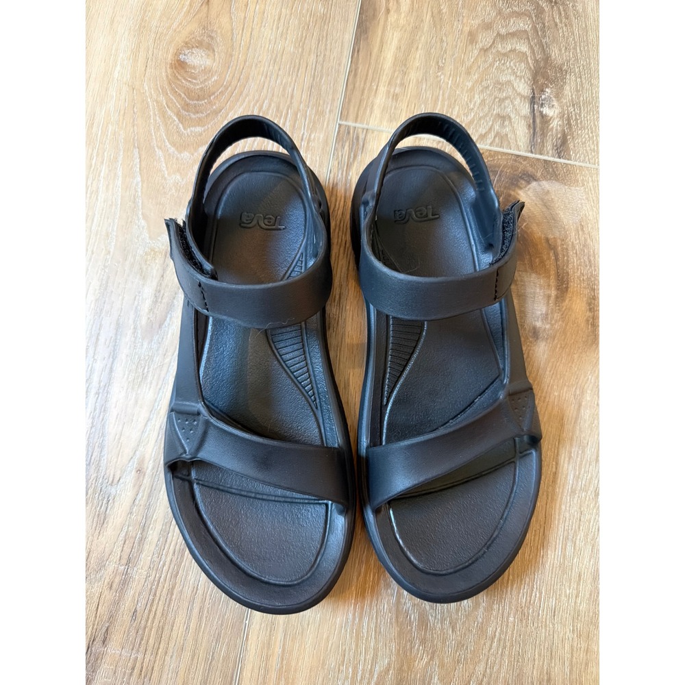 Teva Hurricane Drift Sandals Womens 10 Mens 8 Black Waterproof Sporty Outdoor